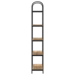 vidaXL Raft pentru cărți stejar artizanal 80 x 30 x 183 cm