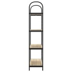 vidaXL Raft pentru cărți Stejar sonoma 80 x 30 x 146 cm Lemn compozit