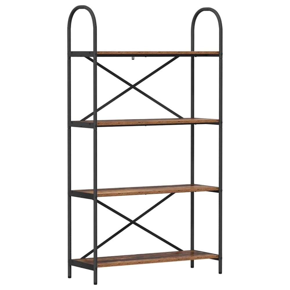 vidaXL Raft pentru cărți Lemn vechi 80 x 30 x 146 cm Lemn compozit