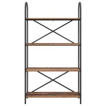 vidaXL Raft pentru cărți Lemn vechi 80 x 30 x 146 cm Lemn compozit