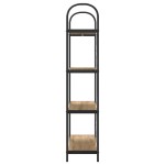 vidaXL Raft pentru cărți stejar artizanal 80 x 30 x 146 cm