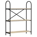 vidaXL Raft pentru cărți Stejar sonoma 80 x 30 x 109 cm Lemn compozit