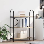 vidaXL Raft pentru cărți Stejar sonoma 80 x 30 x 109 cm Lemn compozit