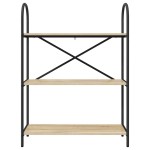 vidaXL Raft pentru cărți Stejar sonoma 80 x 30 x 109 cm Lemn compozit