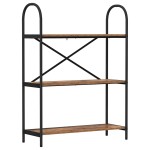 vidaXL Raft pentru cărți Lemn vechi 80 x 30 x 109 cm Lemn compozit