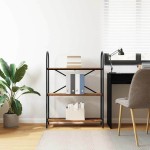 vidaXL Raft pentru cărți Lemn vechi 80 x 30 x 109 cm Lemn compozit