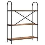 vidaXL Raft pentru cărți Lemn vechi 80 x 30 x 109 cm Lemn compozit