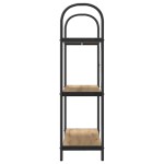 vidaXL Raft pentru cărți stejar artizanal 80 x 30 x 109 cm