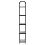 vidaXL Raft pentru cărți sonoma gri 60 x 30 x 183 cm Lemn compozit