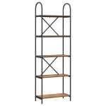 vidaXL Raft pentru cărți Lemn vechi 60 x 30 x 183 cm Lemn compozit