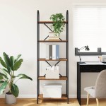 vidaXL Raft pentru cărți Lemn vechi 60 x 30 x 183 cm Lemn compozit