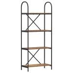 vidaXL Raft pentru cărți Lemn vechi 60 x 30 x 146 cm Lemn compozit