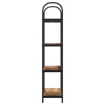 vidaXL Raft pentru cărți Lemn vechi 60 x 30 x 146 cm Lemn compozit