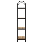 vidaXL Raft pentru cărți stejar artizanal 60 x 30 x 146 cm