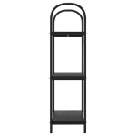 vidaXL Raft pentru cărți Stejar negru 60 x 30 x 109 cm Lemn compozit