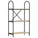 vidaXL Raft pentru cărți Stejar sonoma 60 x 30 x 109 cm Lemn compozit