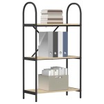 vidaXL Raft pentru cărți Stejar sonoma 60 x 30 x 109 cm Lemn compozit