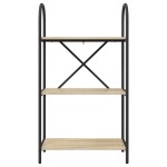 vidaXL Raft pentru cărți Stejar sonoma 60 x 30 x 109 cm Lemn compozit