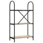 vidaXL Raft pentru cărți Stejar sonoma 60 x 30 x 109 cm Lemn compozit