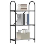 vidaXL Raft pentru cărți sonoma gri 60 x 30 x 109 cm Lemn compozit