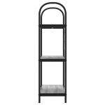 vidaXL Raft pentru cărți sonoma gri 60 x 30 x 109 cm Lemn compozit