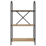 vidaXL Raft pentru cărți stejar artizanal 60 x 30 x 109 cm