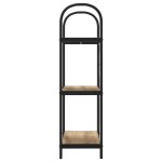 vidaXL Raft pentru cărți stejar artizanal 60 x 30 x 109 cm