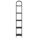 vidaXL Raft pentru cărți Stejar negru 40 x 30 x 183 cm Lemn compozit