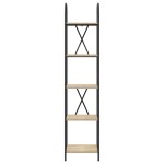 vidaXL Raft pentru cărți Stejar sonoma 40 x 30 x 183 cm Lemn compozit