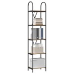 vidaXL Raft pentru cărți stejar artizanal 40 x 30 x 183 cm