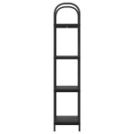 vidaXL Raft pentru cărți Stejar negru 40 x 30 x 146 cm Lemn compozit