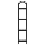 vidaXL Raft pentru cărți sonoma gri 40 x 30 x 146 cm Lemn compozit