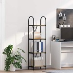 vidaXL Raft pentru cărți stejar artizanal 40 x 30 x 146 cm