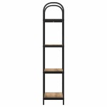 vidaXL Raft pentru cărți stejar artizanal 40 x 30 x 146 cm