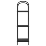 vidaXL Raft pentru cărți Stejar negru 40 x 30 x 109 cm Lemn compozit