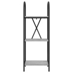 vidaXL Raft pentru cărți sonoma gri 40 x 30 x 109 cm Lemn compozit