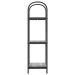 vidaXL Raft pentru cărți sonoma gri 40 x 30 x 109 cm Lemn compozit