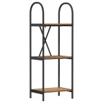 vidaXL Raft pentru cărți Lemn vechi 40 x 30 x 109 cm Lemn compozit