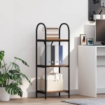 vidaXL Raft pentru cărți Lemn vechi 40 x 30 x 109 cm Lemn compozit