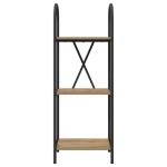 vidaXL Raft pentru cărți stejar artizanal 40 x 30 x 109 cm