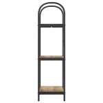 vidaXL Raft pentru cărți stejar artizanal 40 x 30 x 109 cm