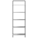 vidaXL Raft pentru cărți sonoma gri 60 x 24 x 168 cm Lemn compozit