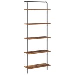 vidaXL Raft pentru cărți Lemn vechi 60 x 24 x 168 cm Lemn compozit