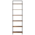 vidaXL Raft pentru cărți Lemn vechi 60 x 24 x 203 cm Lemn compozit