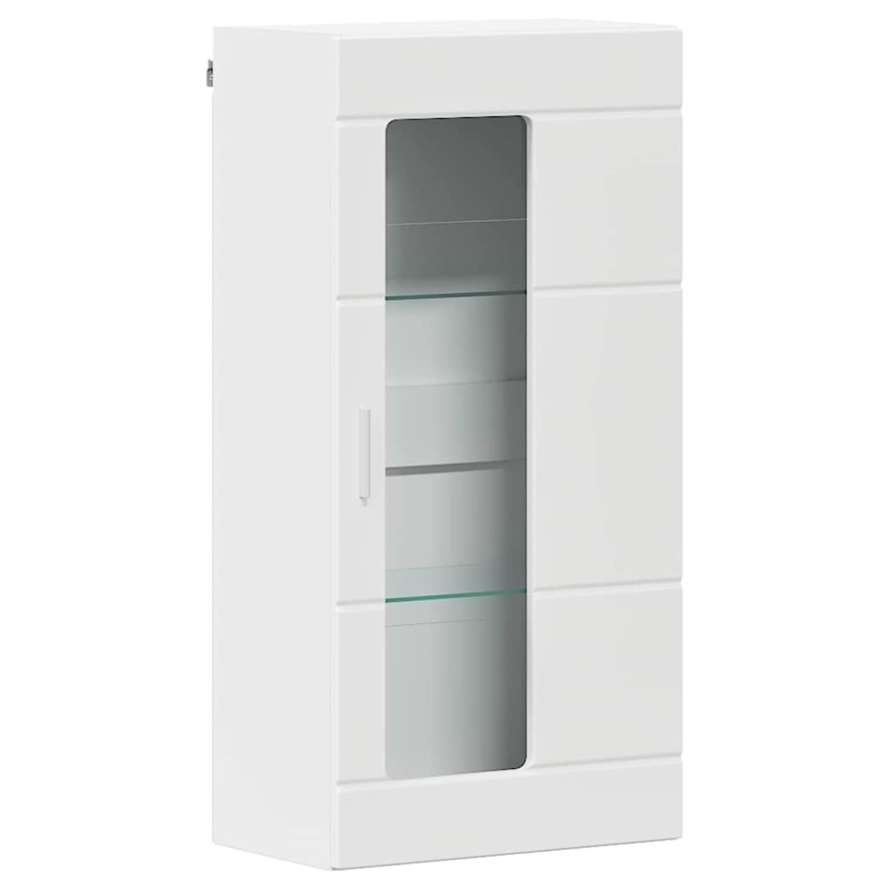 vidaXL Cabinet suspendat cu raft Alb 55 x 29 x 100 cm Lemn compozit
