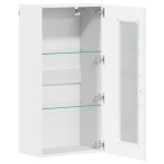 vidaXL Cabinet suspendat cu raft Alb 55 x 29 x 100 cm Lemn compozit