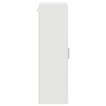 vidaXL Cabinet suspendat cu raft Alb 55 x 29 x 100 cm Lemn compozit