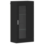 vidaXL Cabinet suspendat cu raft Negru 55 x 29 x 100 cm Lemn compozit