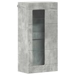 vidaXL Cabinet suspendat Gri beton 55 x 29 x 100 cm Lemn compozit