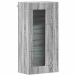 vidaXL Cabinet suspendat sonoma gri 55 x 29 x 100 cm Lemn compozit